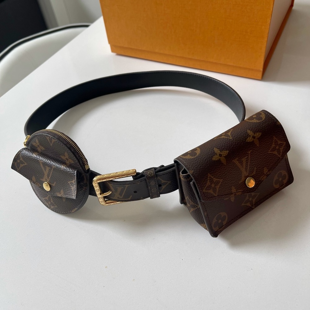 Louis Vuitton Daily Multi Pocket 30MM belt 80CM